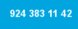 924 383 11 42